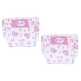 BABY born Scutece 2 buc pentru papusi 36 cm cu elemente de fixare cu velcro